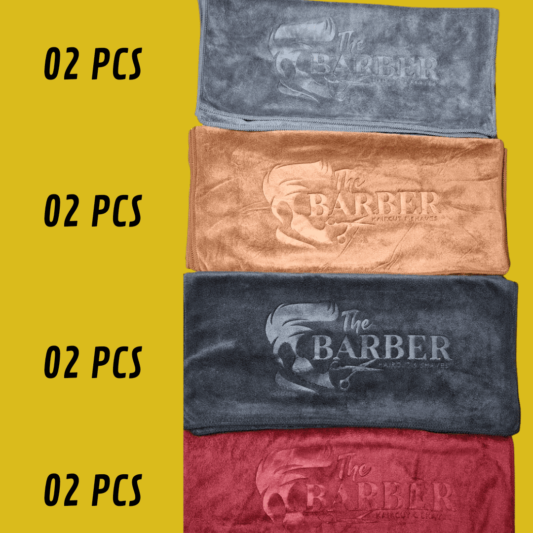 Pack 8 Serviettes THE BARBER Professionnelles