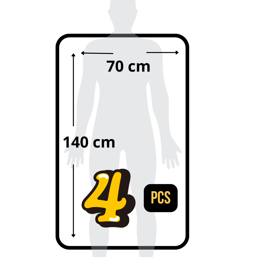 Pack 04 Serviettes Premium de Luxe