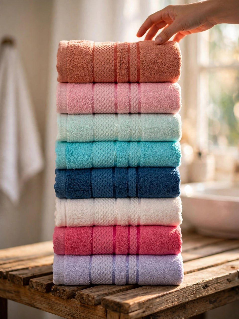 Pack de 8 Serviettes de Luxe